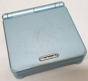 《現状品》GBASP ゲームボーイアドバンスSP 本体 AGS-001 パールブルー《ゲーム・60サイズ・福山店》K128