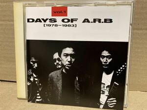 ARB【DAYS OF ARB 1978-1983】ROCK/PUNK/石橋凌/MODS/アナーキー/ルースターズ