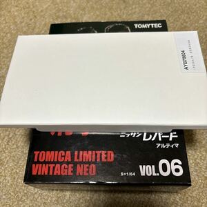 新品未開封トミカリミテッドヴィンテージ ネオ あぶない刑事06 日産レパード (紺) ミニカー劇場版 「あぶない刑事」