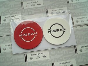 日産純正 nismo カップホルダープレート(白×赤) HGY51 F50 シーマ Y51 Y50 フーガ V37 V36 V35 スカイライン L33 J32 J31 ティアナ B17 