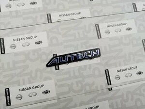 日産純正 AUTECH エアロエンブレム(ブルー) AWC34 オーテック ステージア STAGEA 260RS AUTECH-VERSION