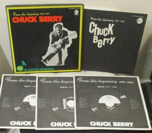 JPN 3LP BOX SET # Chuck Berry From The Beginning 1955～1960 42 His Greatest Recordings # VICTOR SJET-9523～5（MONO）W/BOOKLET 28p