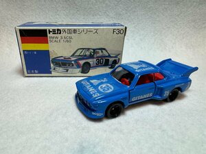 【トミカ　青箱　No.F30　BMW 3.5CSL GITANES　日本製　中古】