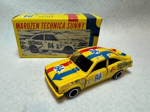 【トミカ　ガリバー特注　TOMEI MARUZEN TECHNICA　SUNNY 鈴木誠一　シール未使用 　日本製　中古　車体美品】