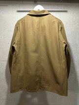 【美品/タグ有】COMOLI × Salvatore Piccolo リネン コットン ジャケット KHAKI 46 検)コモリ ピッコロ 別注 シャツ デニム 24SS 23SS_画像4