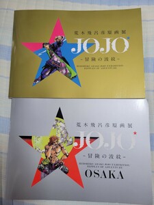 ジョジョの奇妙な冒険 ジョジョ展 冒険の波紋 図録 荒木飛呂彦原画展 JOJO 画集　2冊セット