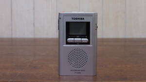 中古品☆ＴＯＳＨＩＢＡ☆東芝☆ＴＹ－ＳＰＲ３☆ポケットラジオ☆ＦＭ／ＡＭ☆動作確認済☆４０４Ｓ４－Ｊ１４３３９