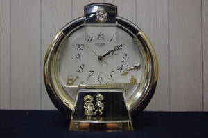 中古品☆ＣＩＴＩＺＥＮ☆シチズン☆置き時計☆リズム時計工業(株)☆１１０Ｓ４－Ｆ９５２１