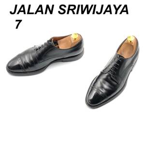 即決 JALAN SRIWIJAYA ジャランスリワヤ 25cm 7 17102 11120 メンズ レザーシューズ ストレートチップ 黒 ブラック 革靴 皮靴 ビジネス