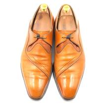 即決 MAGNANNI マグナーニ 29.5cm 44.5 11716 メンズ レザーシューズ プレーントゥ 茶 ブラウン 革靴 皮靴 ビジネスシューズ_画像2