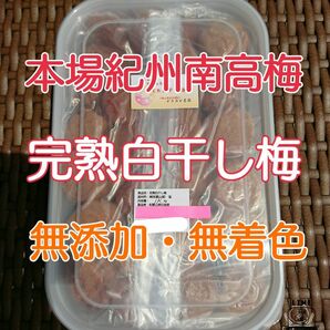 【GW特別価格！！】【容器無し】チョコット訳あり★完熟白干し梅 1kg