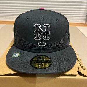59FIFTY オンフィールド 2024 MLB City Connect ニューヨーク・メッツ チャコールグレー