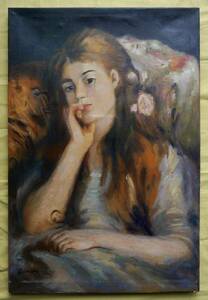 [Artworks]ルノワール(ルノアール)|座る少女|肉筆|油彩|原画|オルセー美術館認証