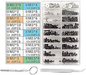 SRECNO PC ネジセット M2 M2.5 M3 HDD M.2 SSD 固定用平ネジセット ラップトップ スクリューセッ