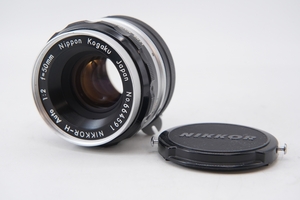 【 試写あり 】 【 良品 】 ニコン NIKON 非Ai NIKKOR-H Auto 50mm f2 Nippon kogaku　 ＭＦ　レンズ #327