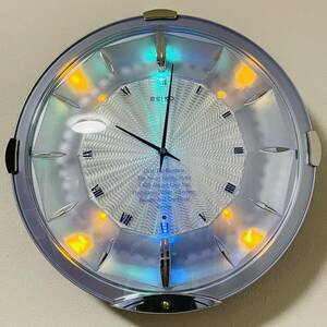 美品 完動品 セイコー イルミナ SEIKO RE545L からくり時計 メロディ オルゴール 掛け時計