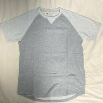 未使用　Levi’s　Tシャツ　杢グレー系　コットン / リネン　サイズM　　W018_画像3