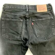 Levi’s　501T　W31　ブラック/スリムテーパード/ストレッチ　※裾上げ有り_画像5