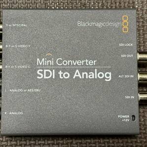 Blackmagic Design SDI to Analog ビデオコンバーター ACなし ブラックマジック デザイン 変換 コンバーター