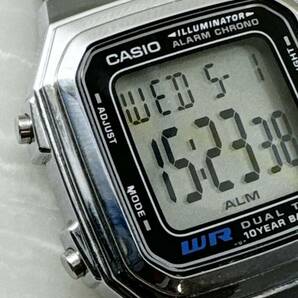 中古実用品 カシオ CASIO 腕時計 チープカシオ A178W メタルベルト レトロの画像9
