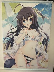 [100 jpy ~]... Chan suede B2 tapestry ver22 BLACK.......... melon books beautiful young lady swimsuit 