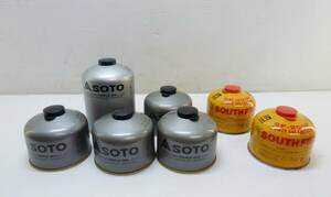 N7751 unused SOTO/soto gas cartridge SOD-725T 4ps.@ other total 7ps.