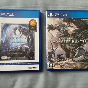 ps4 モンスターハンター ワールド/アイスボーン マスターエディション 2点セット