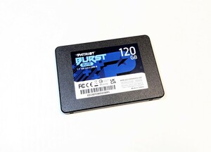 使用時間0・検査済み★Patriot Memory 「PBE120GS25SSDR」 SSD 120GB SATAⅢ 内蔵2.5インチ PCパーツ