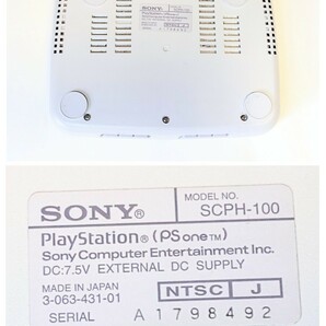 動作品・清掃済み★SONYプレイステーション PSone 本体のみ「SCPH-100」 PlayStation／PS oneの画像5