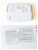 動作品・清掃済み★SONYプレイステーション PSone 本体のみ「SCPH-100」PlayStation／PS one_画像5