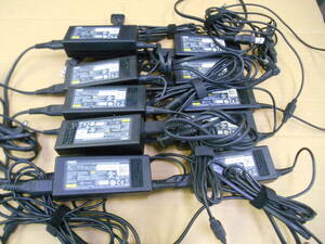 NEC AC adapter 10 piece set ADP-65JH E(ADP91) PC-VP-WP123 outer diameter 5.4 inside diameter 2.6 (69