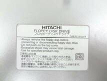 複数入荷　★HITACHI　フロッピーディスクドライブ　PC-UF2231A 　USB接続★動作品 　　_画像2