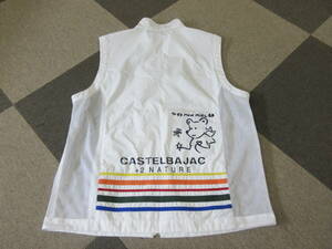  Castelbajac Zip выше лучший Size5 XL полиэстер сетка CASTELBAJAC Golf спорт уличный 7121-1902