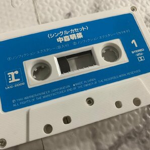 ○H379/中森明菜 シングルカセットテープ ノンフィクションエクスタシー はがき付 ワーナー・パイオニア 1986年/1円～の画像5