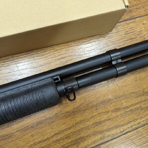 ※○M-254/MARUZEN マルゼン M870 BV-EX ブラックバージョン エクステンションカスタム ショットガン ガスガン /1円～の画像9