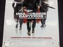 ○M335/US版1sh 両面印刷映画ポスター/【INGLOURIOUS BASTERDS】(イングロリアス・バスターズ) 　ORG/DS/1円～_画像3