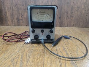 *M107/KIKUSUI Kikusui radio wave PV-107 vacuum tube voltmeter / GX-1 crystal RF Probe / present condition goods /1 jpy ~