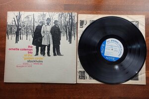 ※●KO145/Jazz LP/VANGELDER 刻印/The Ornette Coleman Trio / At The Golden Circle Stockholm Volume One / Blue Note ST-84224 / 1965/
