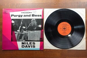 ※●KO123/Jazz LP/MILES DAVIS / Porgy And Bess (CBS SBPG 62108 CS 8085 UK盤)/ステレオ/イングランド /
