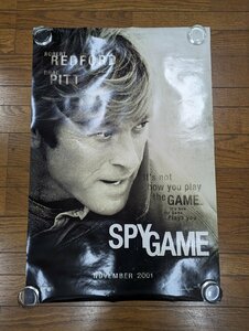 ○M304/US版1sh 映画ポスター/【SPYGAME】(スパイ・ゲーム)監督トニー・スコット　ORG/DS/Redford style/1円～