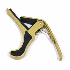 アコースティック ギター エレキ カポタスト カポ CAPO イエロー アコギ チューニング 軽量 フォークギター クリップ式 ギターカポタスト