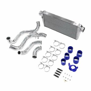 ю 【大型商品】 日産 シルビア S14/S15 200SX インタークーラー キット SR20DET型 コア パイピング ホース アルミ製 チューブフィン 冷却