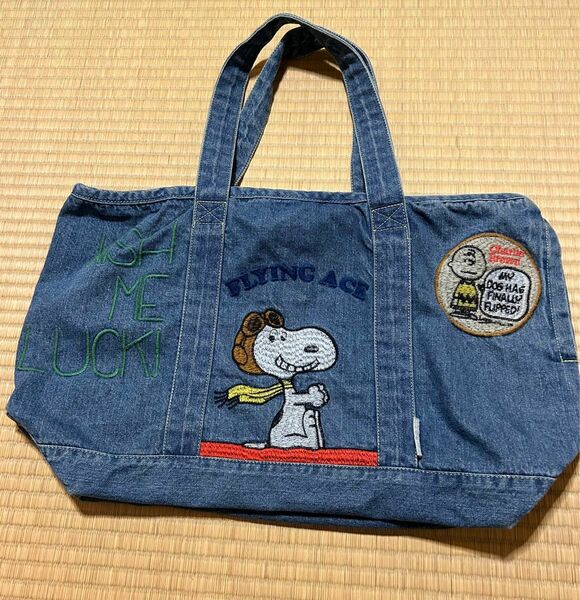 ROOTOTE デニムバック スヌーピー