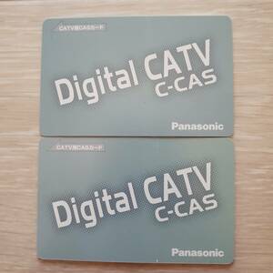 Panasonic Digital CATV C-CASカード 2枚 動作未確認現状品 パナソニック