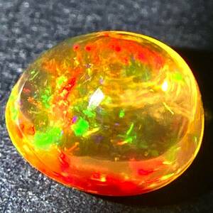 遊色効果抜群!!★天然ファイアオパール1.877ct★m 8.4×7.6mm ルース 裸石 fire opal 宝石 ジュエリー jewerly 