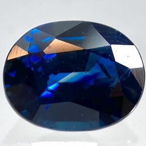 ★天然サファイア0.912ct★m 約6.6×5.1mmソーティング付 ルース 裸石 宝石 ジュエリー corundum コランダム sapphire 蒼玉