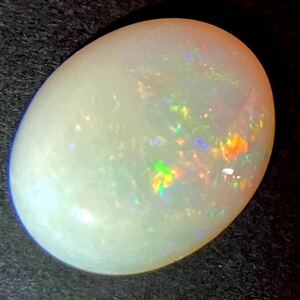 遊色効果!!★天然オパール6.469ct★m 16.1×12.3mm ルース 裸石 fire opal 宝石 ジュエリー jewerly 