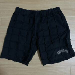 Reverse Patchwork Sweatshort （Black） 22ss