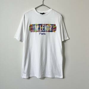 Mr.RENOIR ムッシュルノアール Sサイズ Tシャツ ボックスロゴ ホワイト