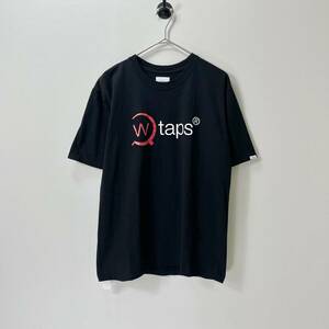 WTAPS ダブルタップス サイズ2 ロゴ Tシャツ 半袖 ブラック